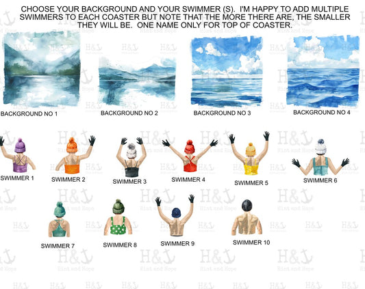 Personalised Wild Swimming Mug